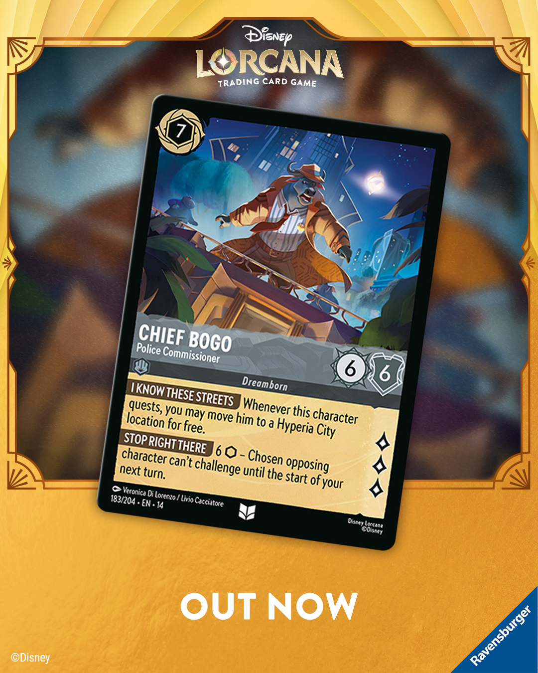 Marketing Cards — Post-Release Out Now Chief Bogo — Social Media