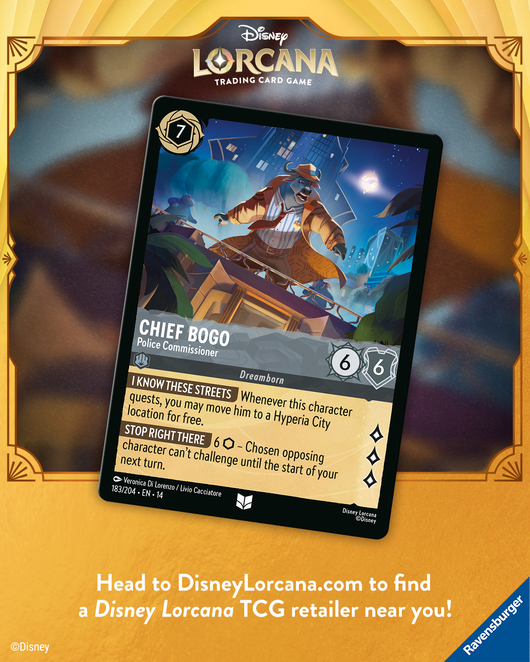 Marketing Cards — Post-Release Find Retailer Chief Bogo — Social Media
