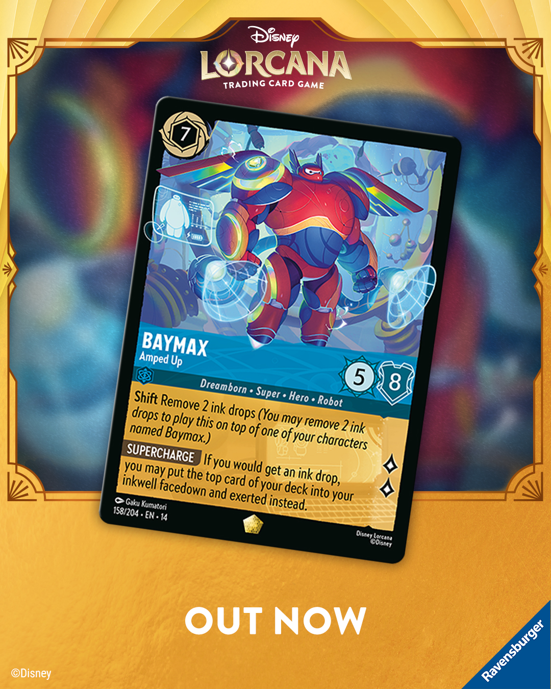 Marketing Cards — Post-Release Out Now Baymax — Social Media