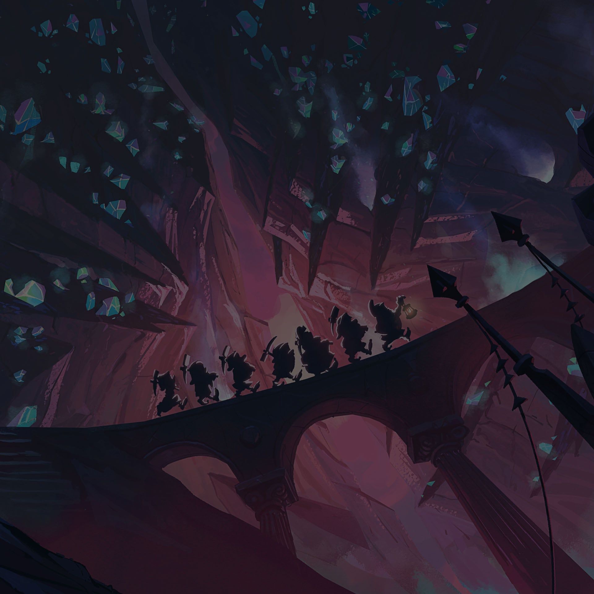 Crystal Cavern — Secondary Background