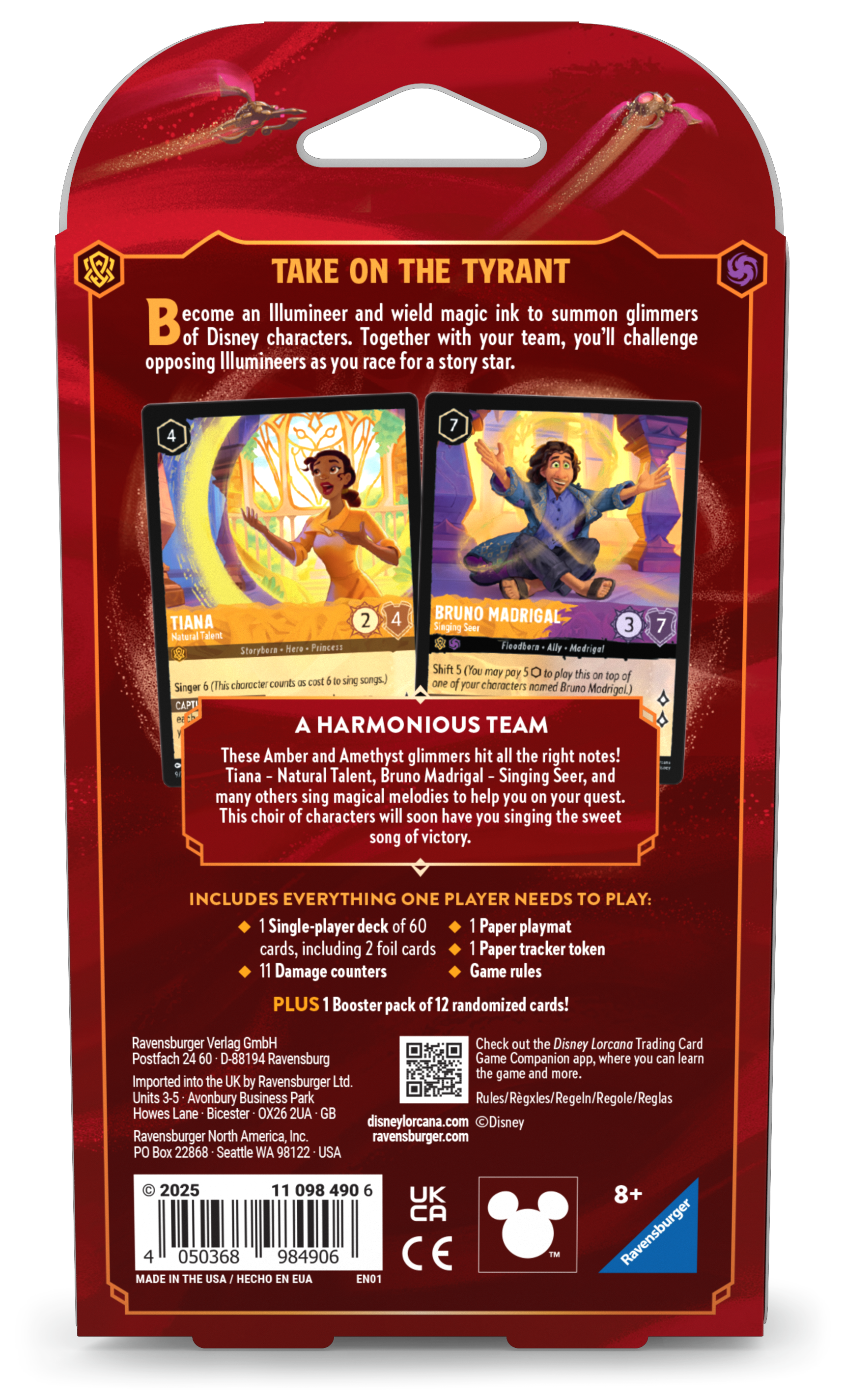 Starter Deck — Box Tiana Bruno Back