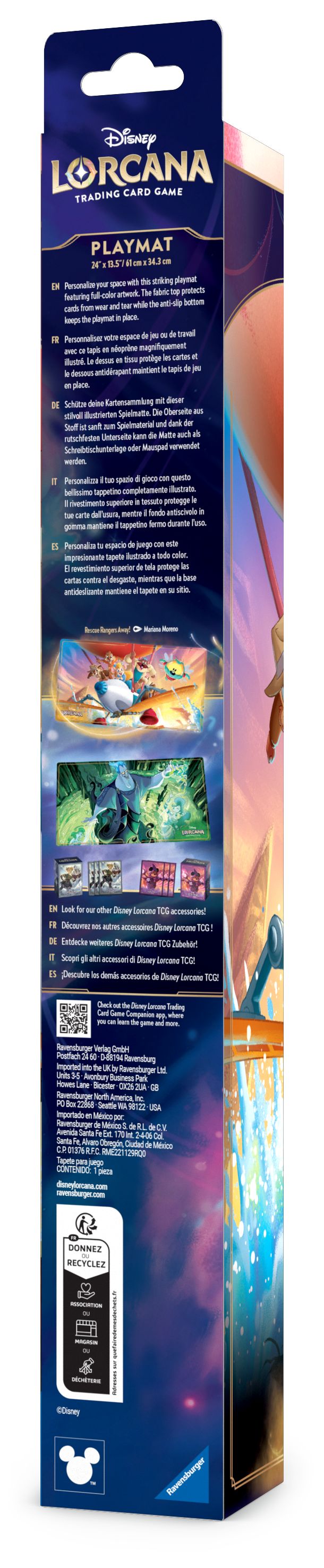 Package Rescuers Back — Playmat