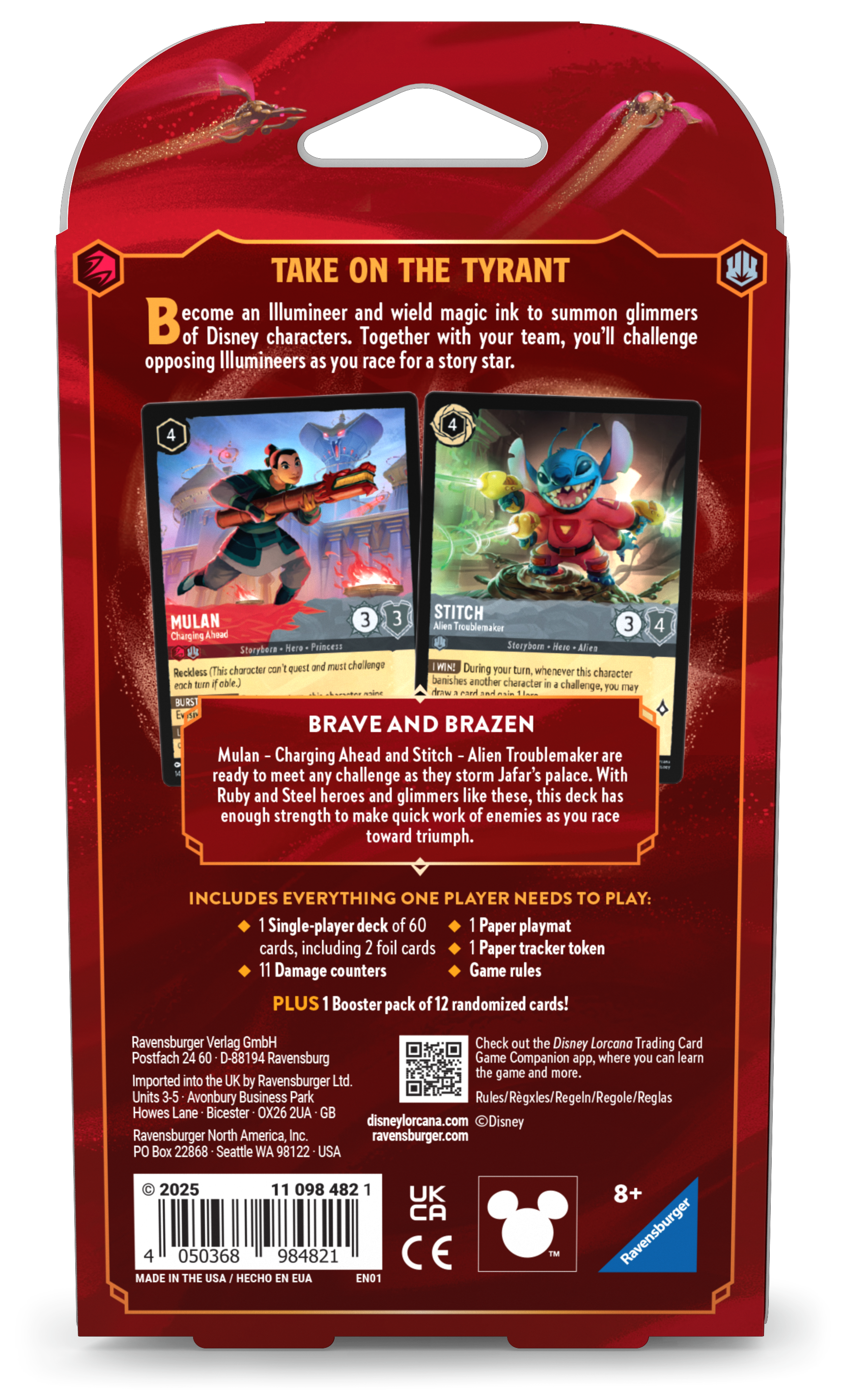 Starter Deck — Box Mulan Stitch Back