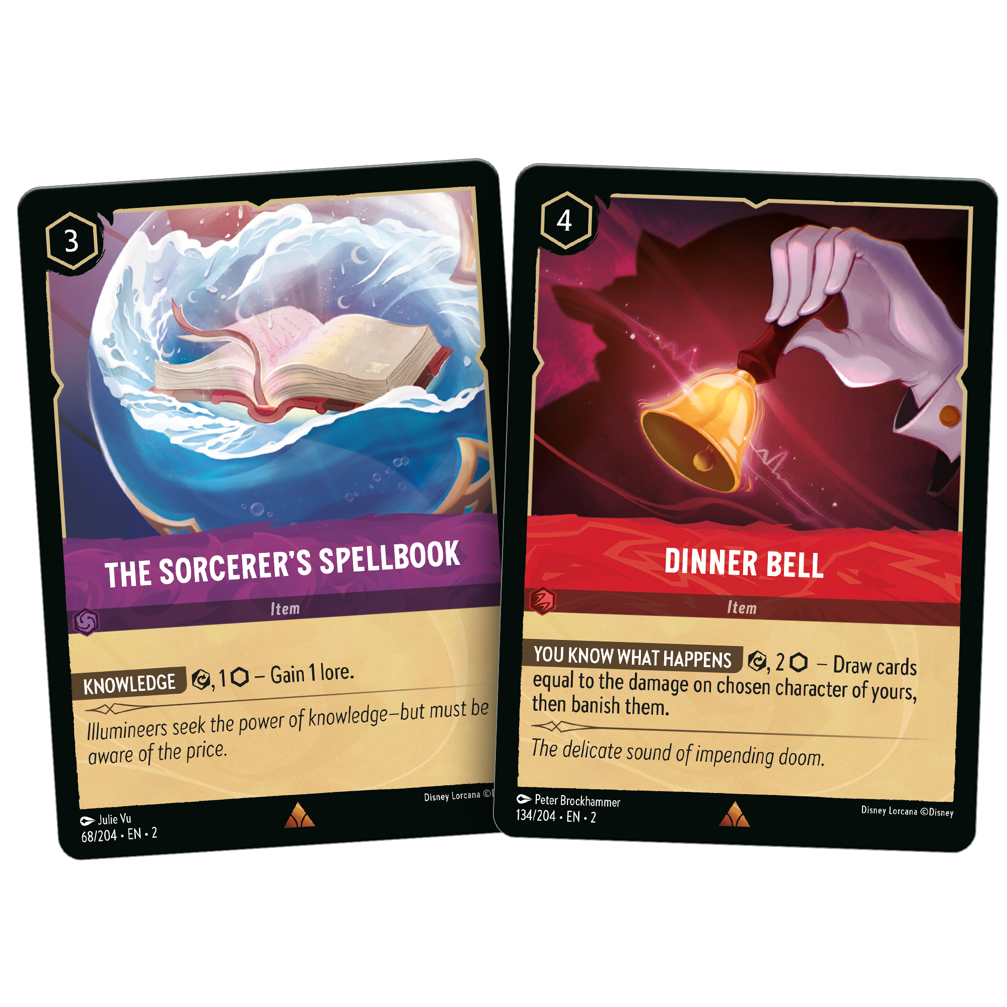 Cards Cards Item The Sorcerers Spellbook & Dinner Bell