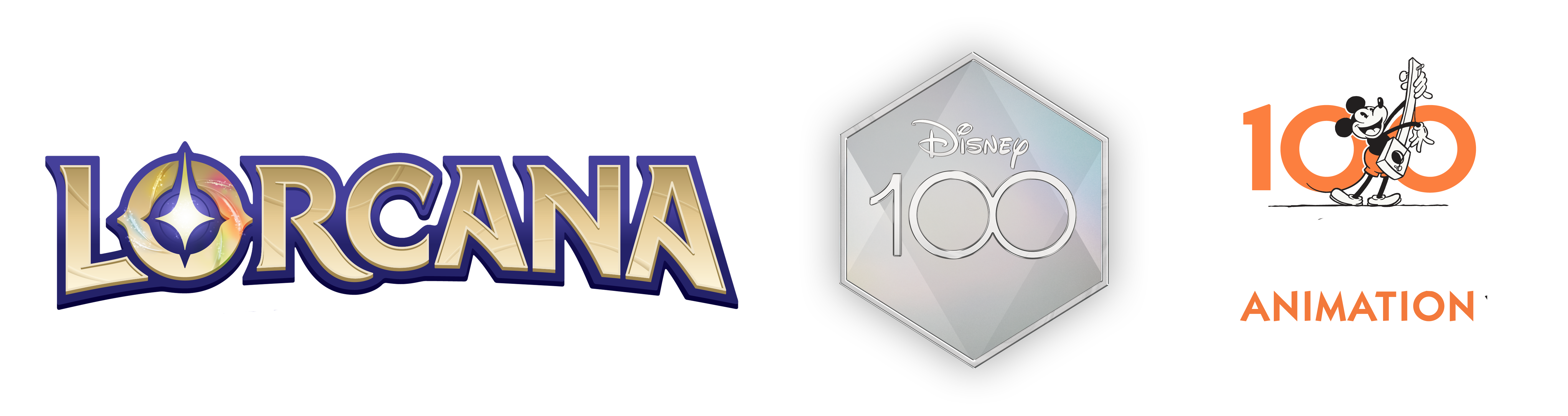 Disney100 Collector's Edition — Logo Lockup (Dark Background)