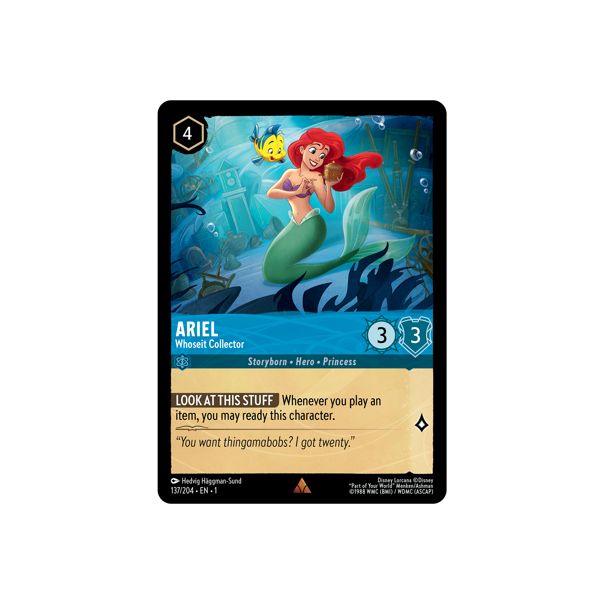 Cards Character Ariel Whoseit Collector