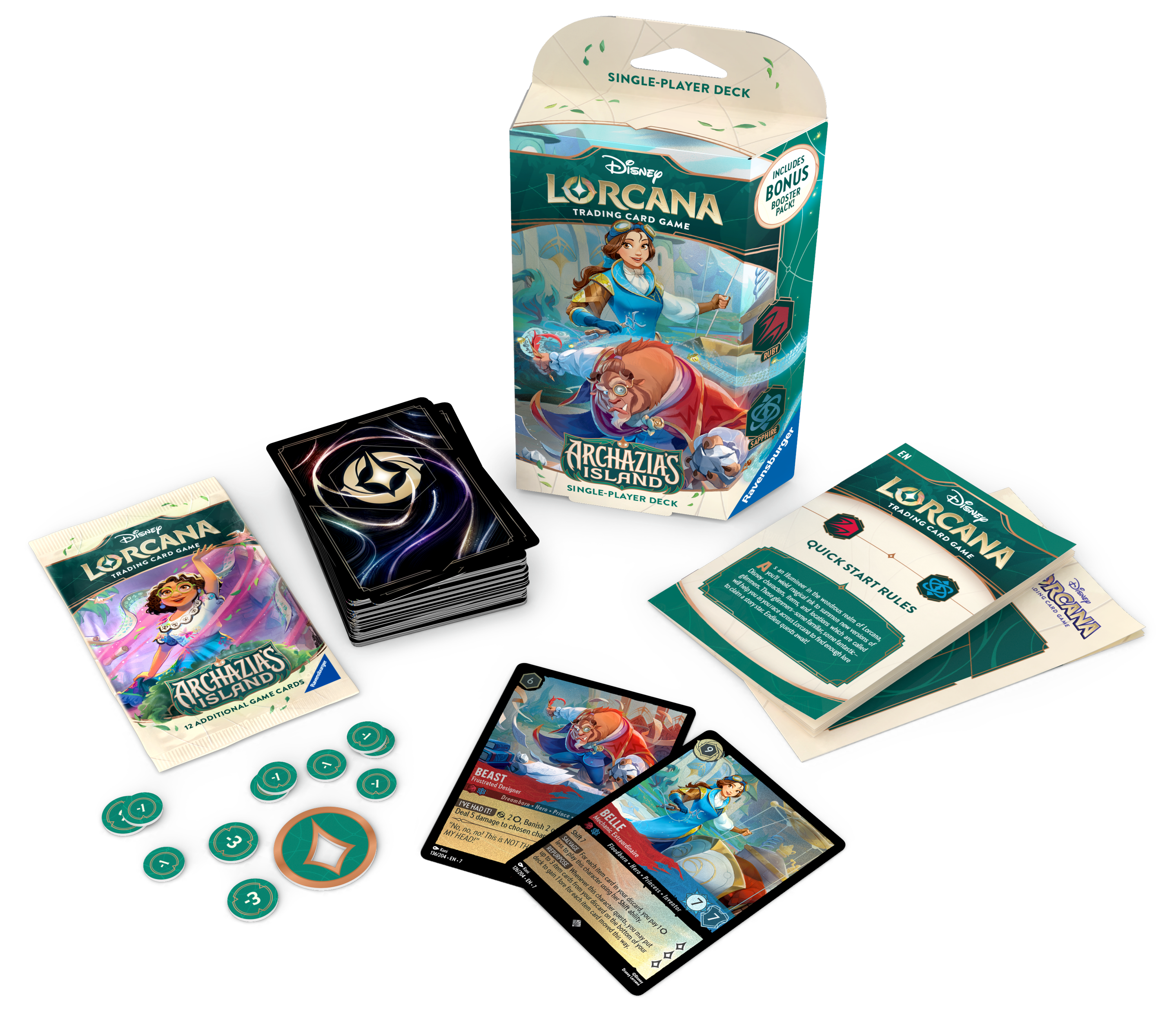 Disney Lorcana: Archazia's Island Starter Deck (Amethyst & Steel)
