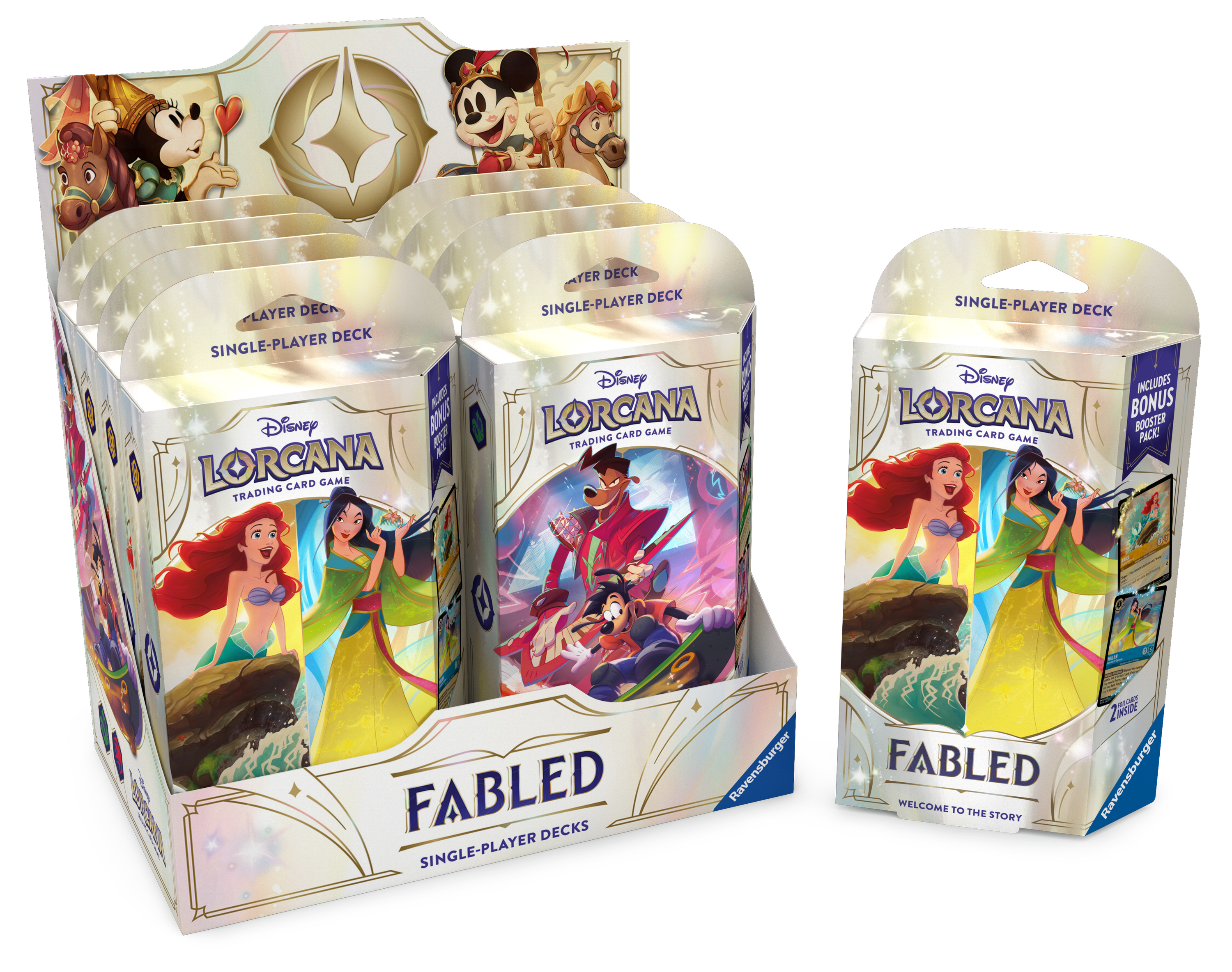 Disney Lorcana: Fabled Starter Deck (Amber & Sapphire)