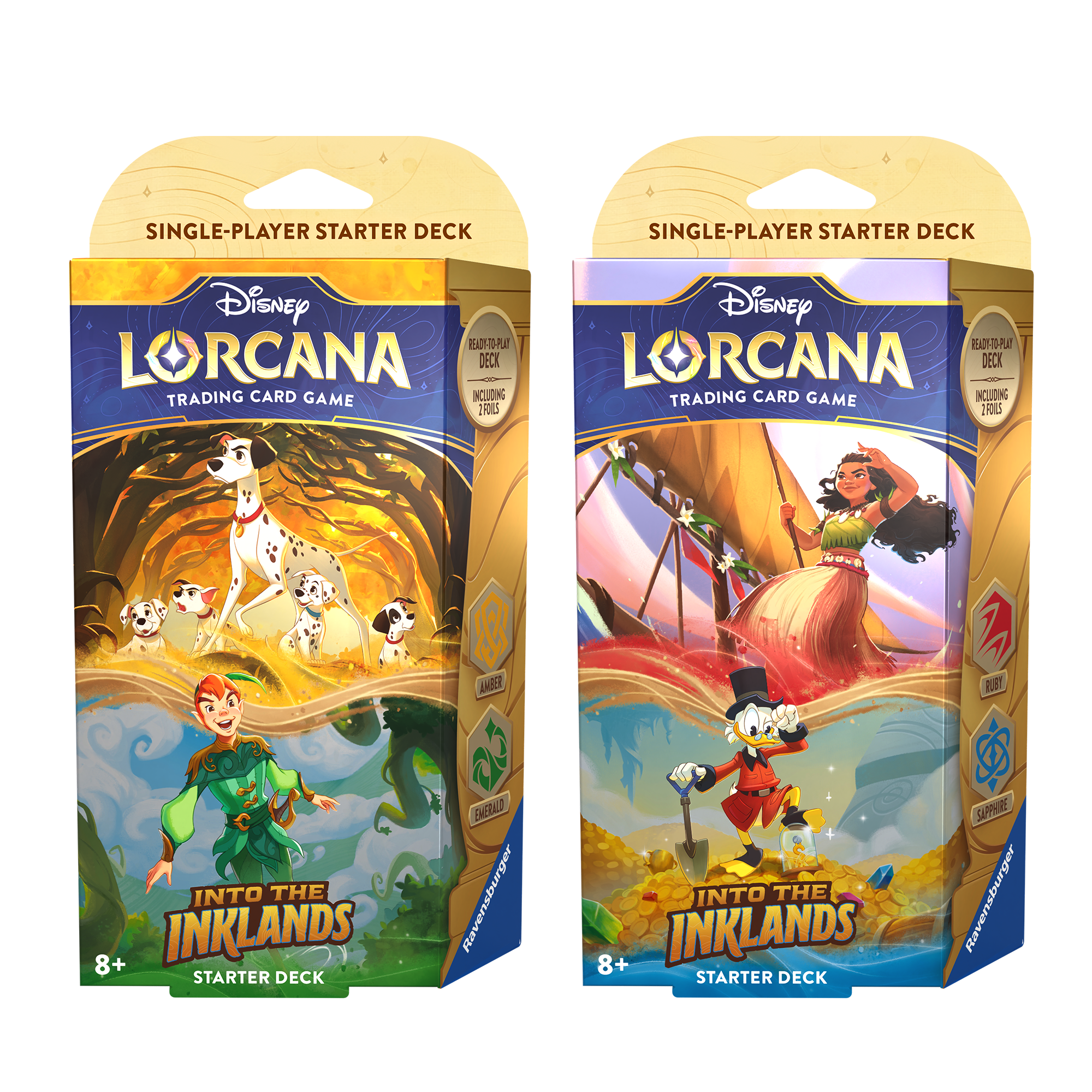 Disney Lorcana: Into the Inklands Starter Deck [Set of 2]