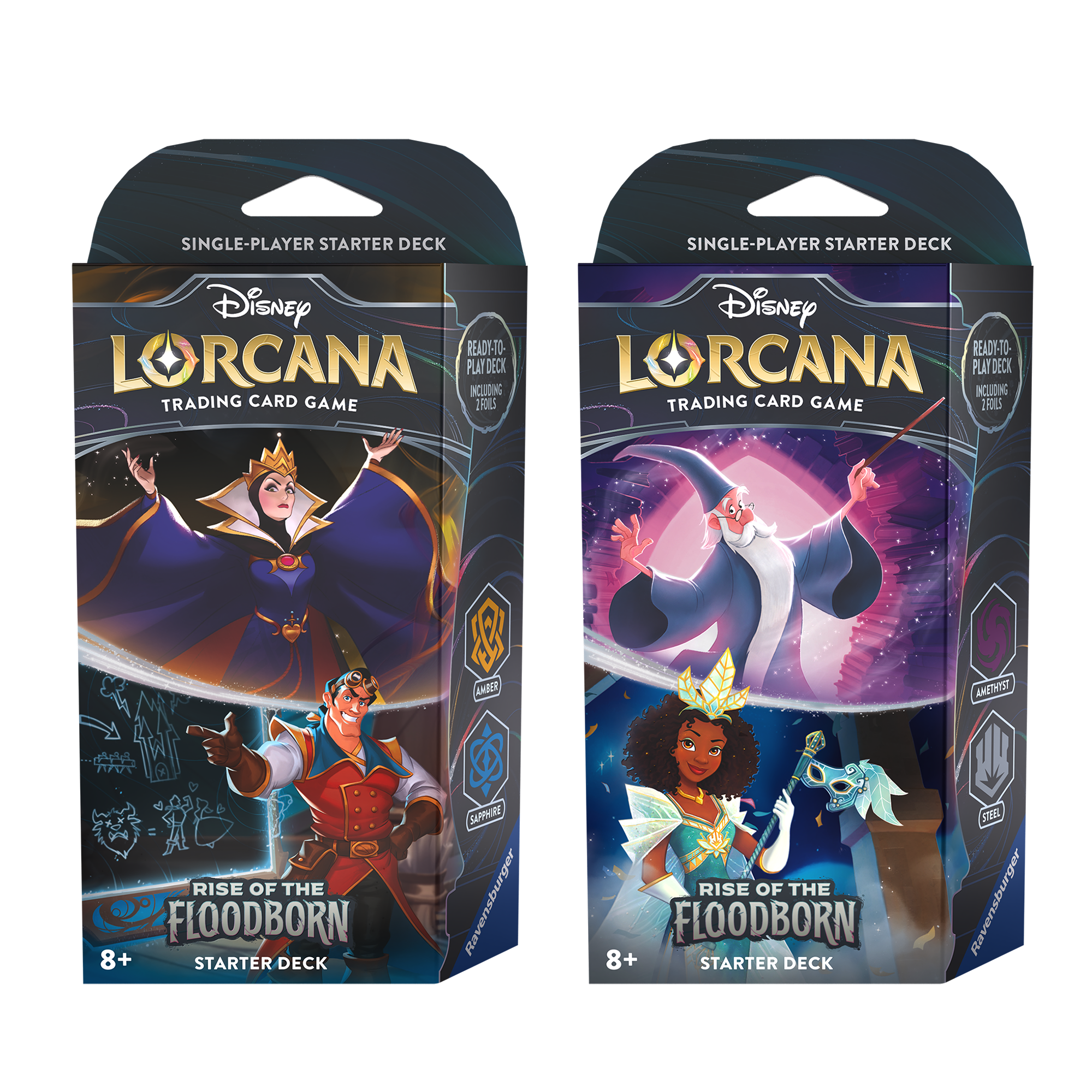 Disney Lorcana: Rise of the Floodborn Starter Deck [Set of 2]