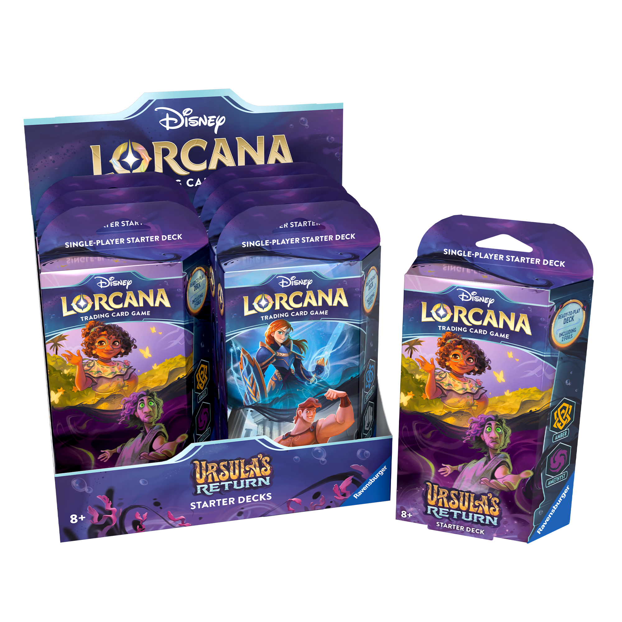 Disney Lorcana: Ursula's Return Starter Deck Display