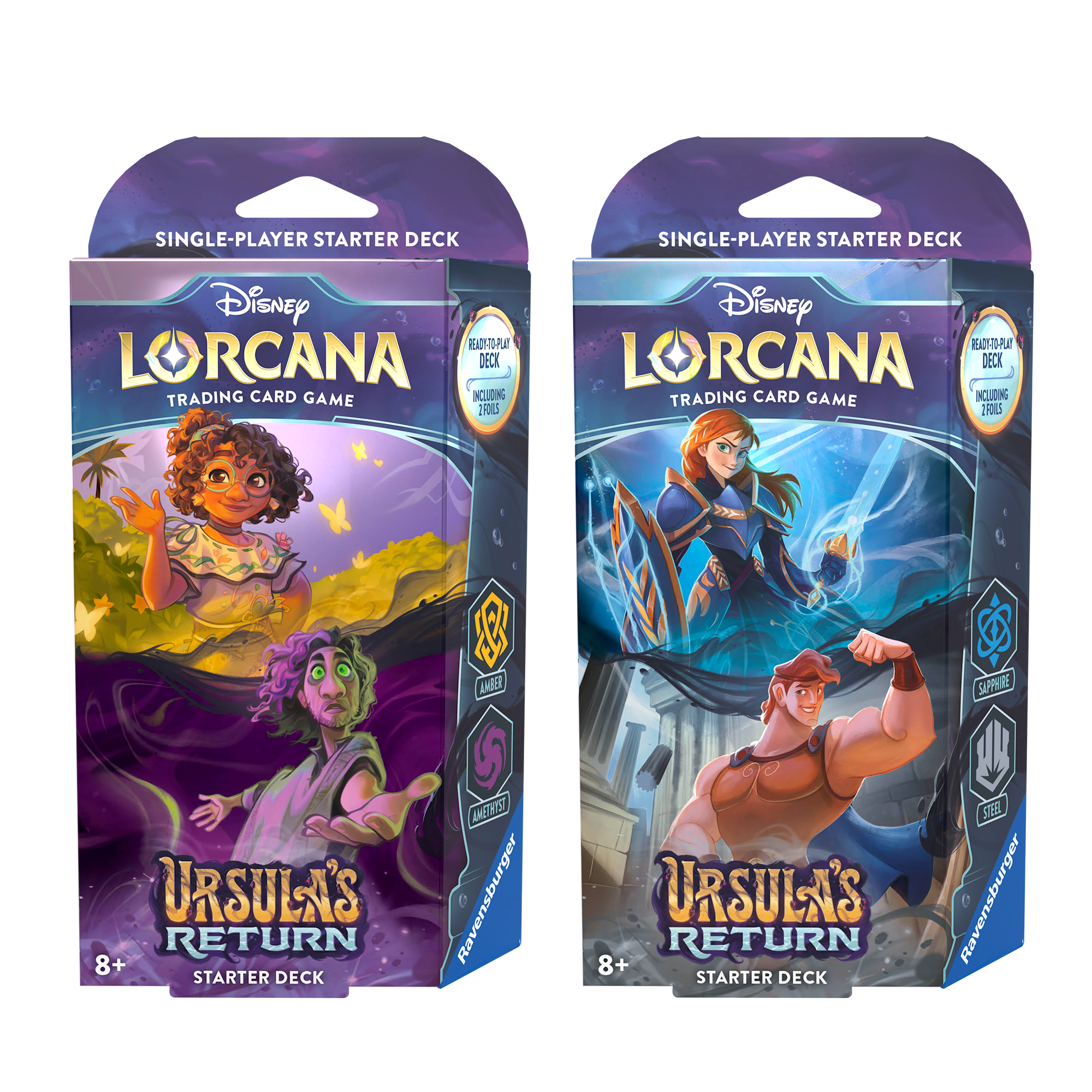 Disney Lorcana: Ursula's Return Starter Deck (Amber & Amethyst)